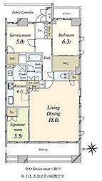 間取図画像 2SLDK