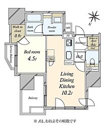 間取図画像 1LDK