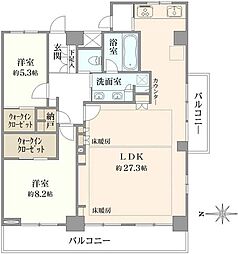 間取図画像 2SLDK