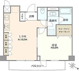 間取図画像 1LDK