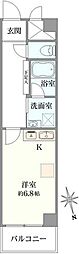 ライオンズマンション浅草駅前 ワンルームの間取図画像