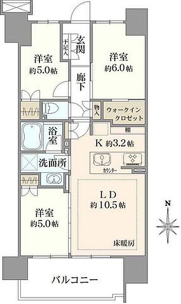 間取りを拡大表示