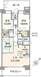 間取図画像 3LDK