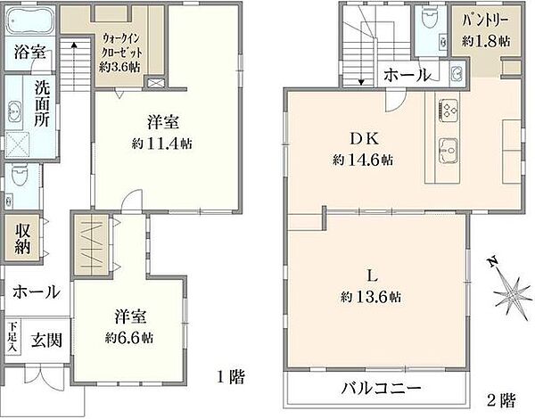 間取りを拡大表示
