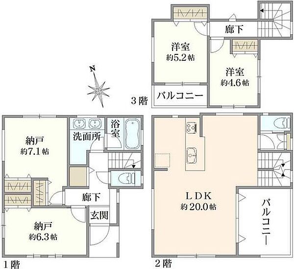 間取りを拡大表示