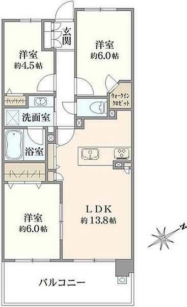 間取りを拡大表示