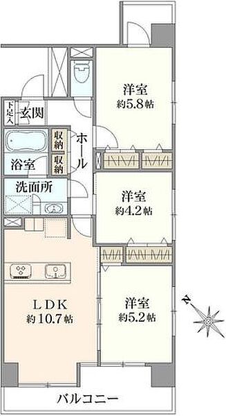 間取りを拡大表示