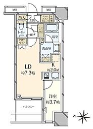 間取図画像 1SLDK