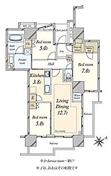 間取図画像 3SLDK