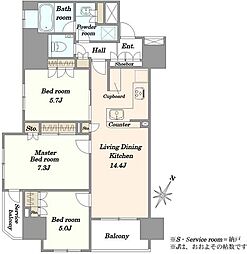 間取図画像 3LDK