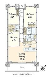 間取図画像 3LDK