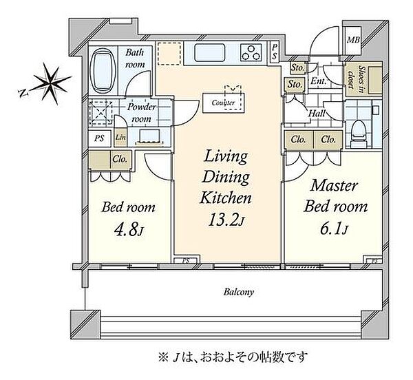 間取りを拡大表示