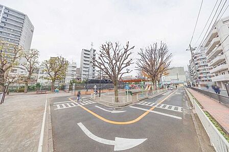 入新井西公園 220m