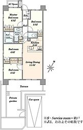 間取図画像 4LDK