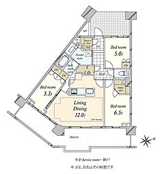 間取図画像 3LDK
