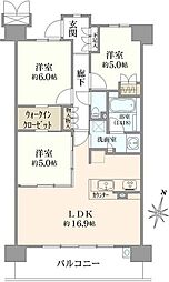 間取図画像 3LDK