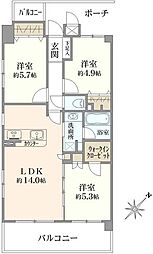 間取図画像 3LDK