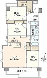 間取図画像 3LDK