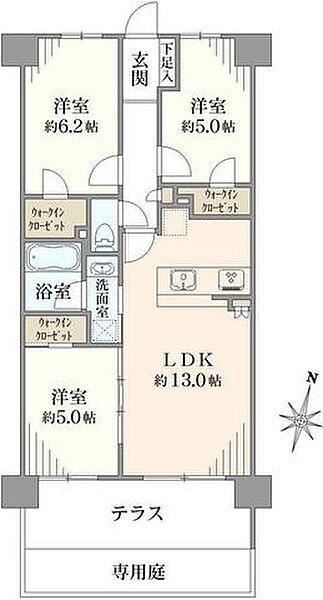 間取りを拡大表示