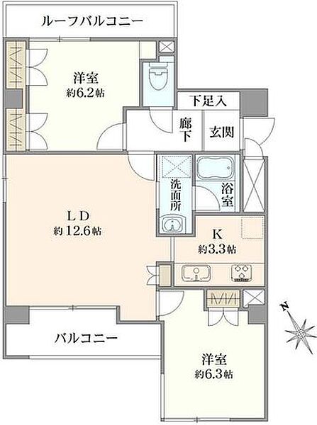 間取りを拡大表示