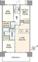 間取図画像 2SLDK