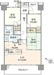 ローレルコート南浦和 3LDKの間取図画像