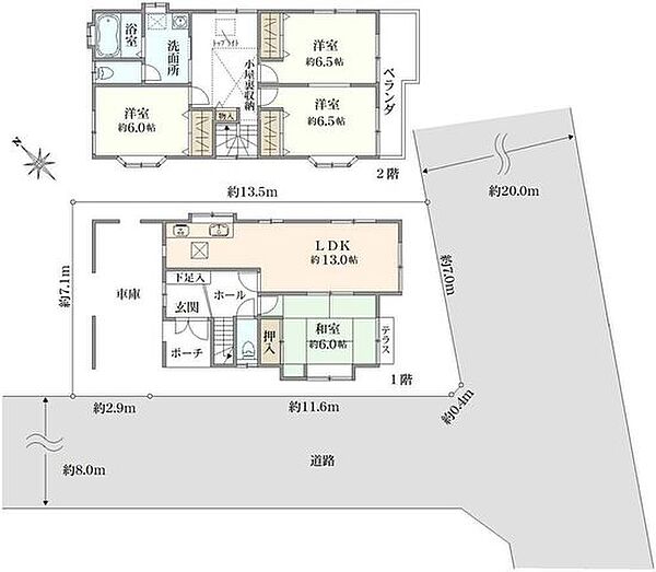 間取りを拡大表示