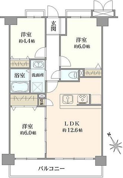 間取りを拡大表示