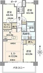 間取図画像 3LDK
