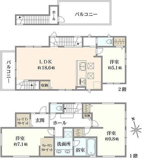 間取りを拡大表示