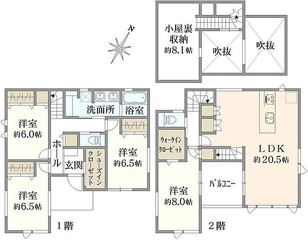 間取りを拡大表示