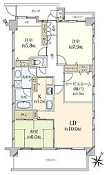 間取図画像 3SLDK