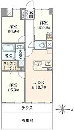 間取図画像 3LDK