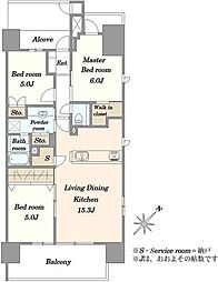 間取図画像 3SLDK