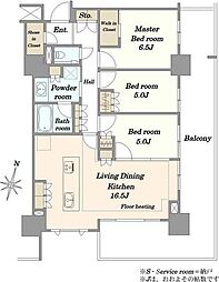 間取図画像 3LDK