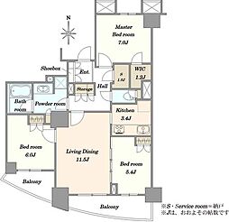 間取図画像 3LDK