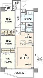 間取図画像 3LDK