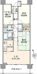 間取図画像 2SLDK