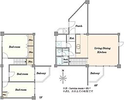 間取図画像 3LDK