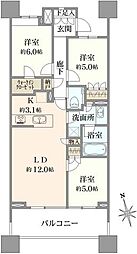 間取図画像 3LDK