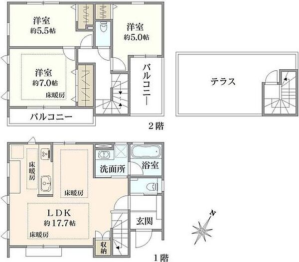 間取りを拡大表示