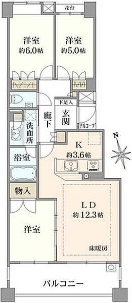 間取りを拡大表示