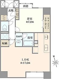 間取図画像 ワンルーム