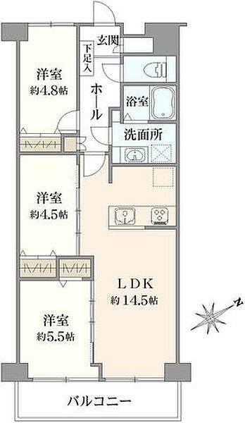 間取りを拡大表示