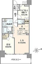 クラッシィハウス府中 1SLDKの間取図画像