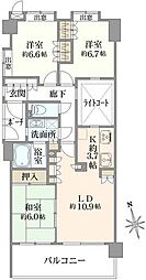 グレイス保土ヶ谷カーサコリーナ 3LDKの間取図画像