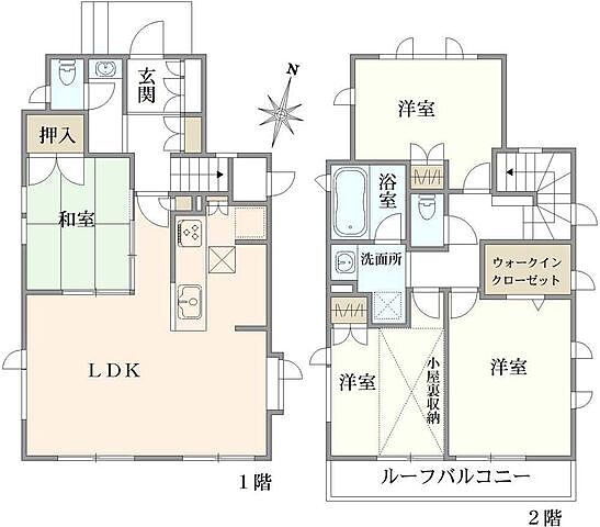 間取り 国分寺市内藤2丁目