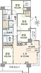 プラウド上北沢ディアージュ 4LDKの間取図画像
