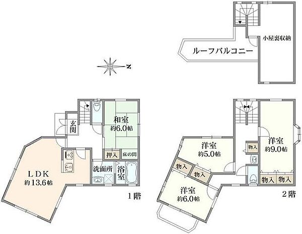 間取りを拡大表示