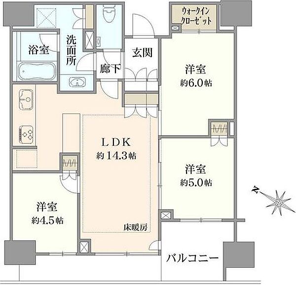 間取りを拡大表示